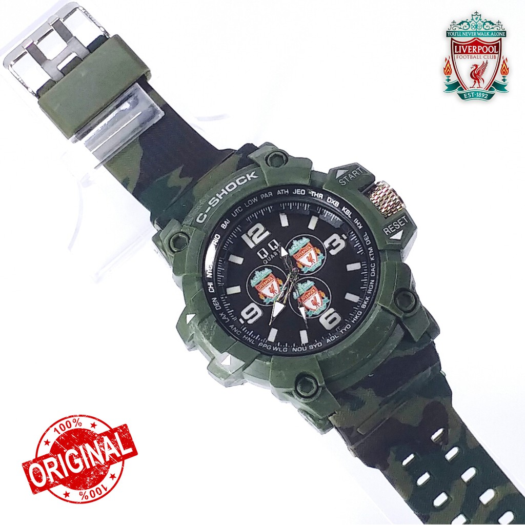 [SPECIAL EDITION] Jam Tangan Liverpool Hijau Army