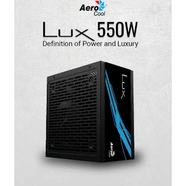 Power Supply AeroCool LUX 550W Bronze PSU Aero Cool 550 Watt