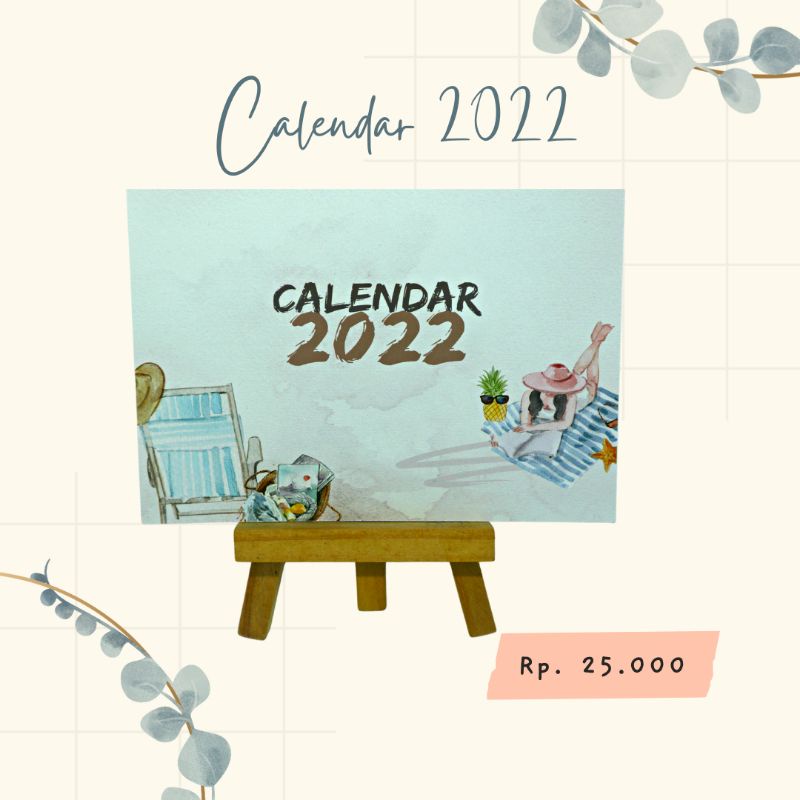 

KALENDER MEJA 2022 UKURAN 5R ALA KAWAII STUFF