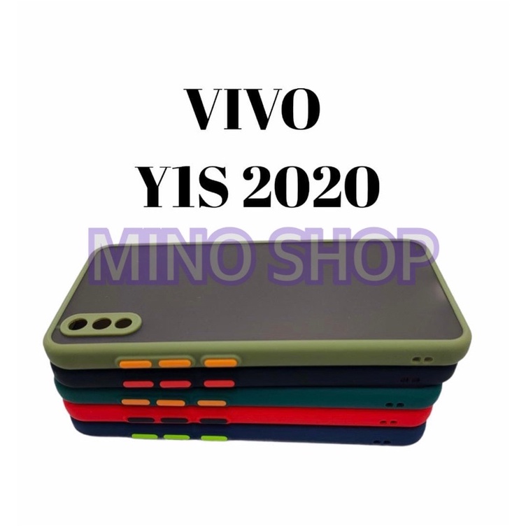 SOFTCASE VIVO Y1S 2020 - HARDCASE DOVE MYCHOICE PLUS PELINDUNG KAMERA - AERO CASE