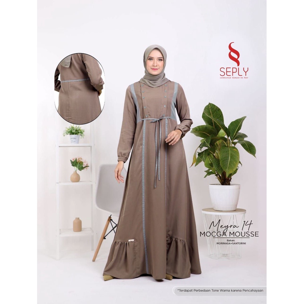 GAMIS TERBARU 2021 SEPLY MEYRA 14 MOCGA MOUSSE