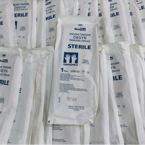 Sarung Tangan Medis Sterile OBGYN ONEMED - Kemenkes RI