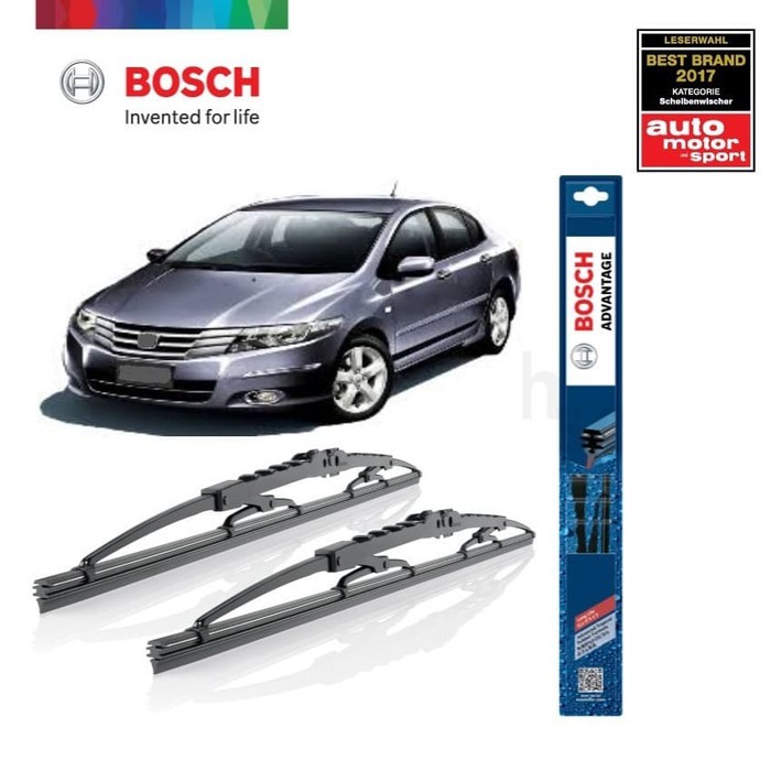 Wiper Blade City BOSCH Sepasang Advantage 14-24&quot; ORIGINAL