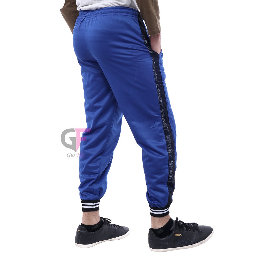 GIOFLO Celana Panjang Sporty Training Casual Olahraga Biru / CLN 1150