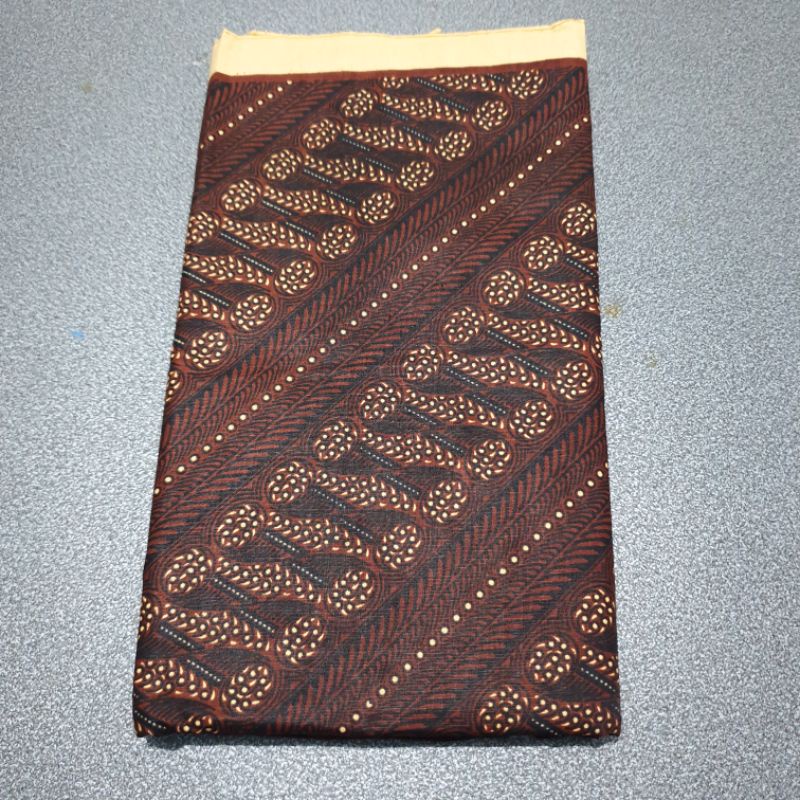 KAIN BATIK RINGGIT MAS SOGA GENES MOTIF PAKEM KLASIK / KAIN PANJANG SOLOAN