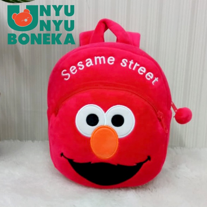 Tas Ransel Sekolah M Paud Boneka Elmo Cookies Tayo Mickey Mouse baby kids kado anak