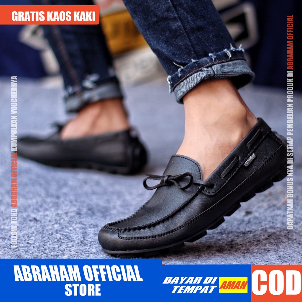 ABRAHAM Sepatu Casual Slip On Kerja Pria