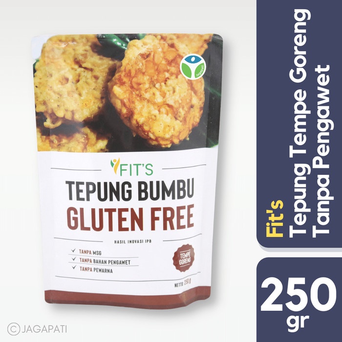 

MURAH Fit's - Tepung Bumbu Tempe Goreng Gluten Free 250gr - Organik - No MSG