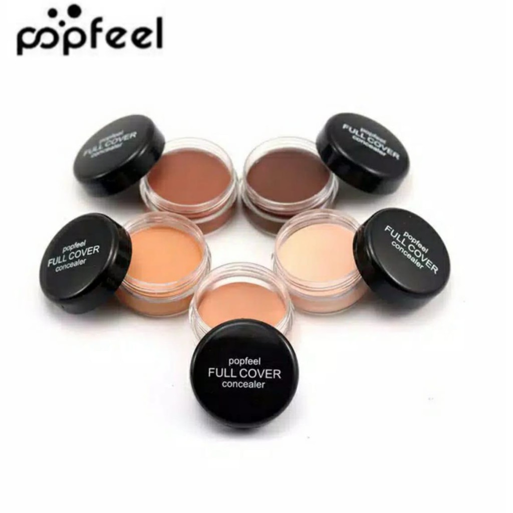 POPFEEL Concealer Full Cover Foundation Make Up Wajah Kosmetik