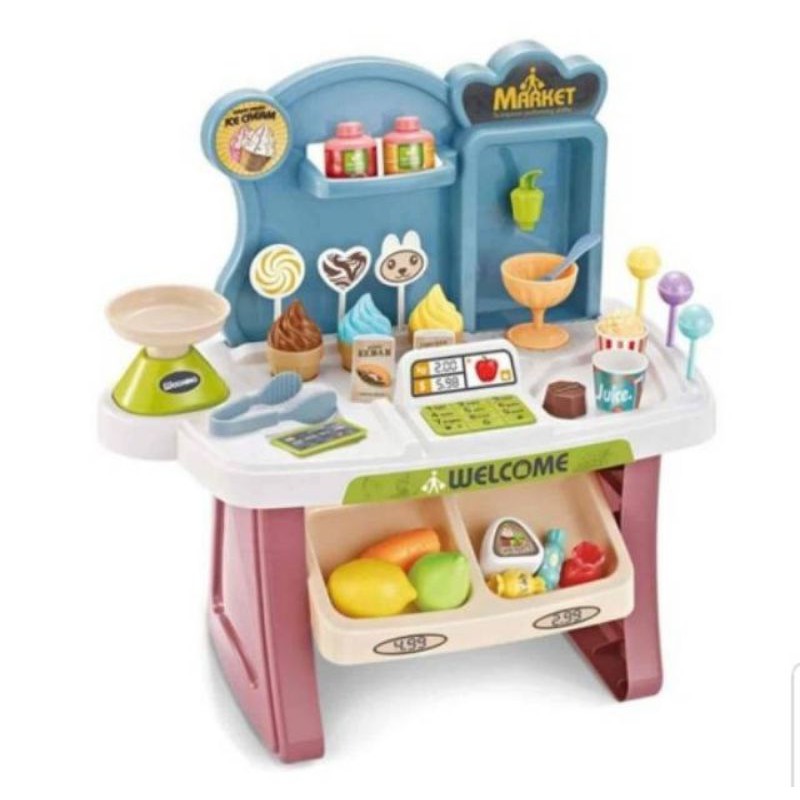 Mini Market Playset atau Kado Mainan Anak Perempuan Playset