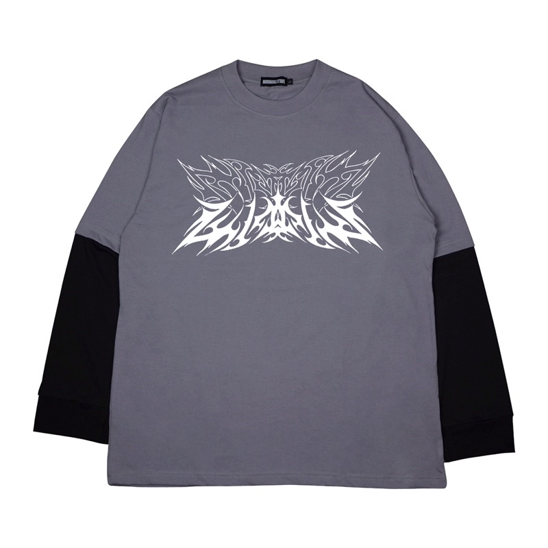 LONGSLEEVE DOUBLE LAYER OVERSIZE MINIMALITIVE | LSVMINIMA