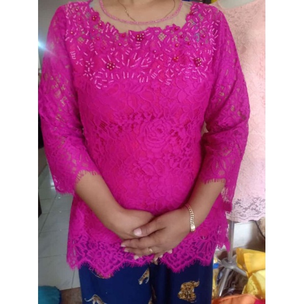 baju kebaya bahan brokat