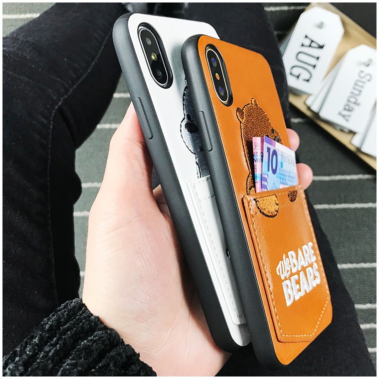 Casing IPhone 11 Pro Max HP 6 6s 6Plus 6sPlus 7 7Plus 8 8plus X XR XS XSMAX Motif We Bare Bears