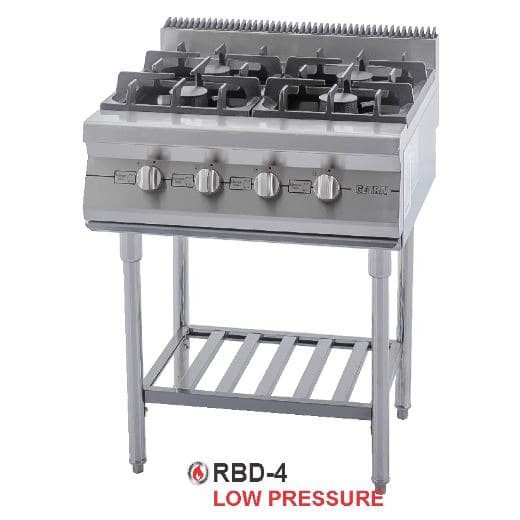 GETRA Gas Open Burner W/ Stand RBD-4 Kompor Gas 4 Tungku Resto