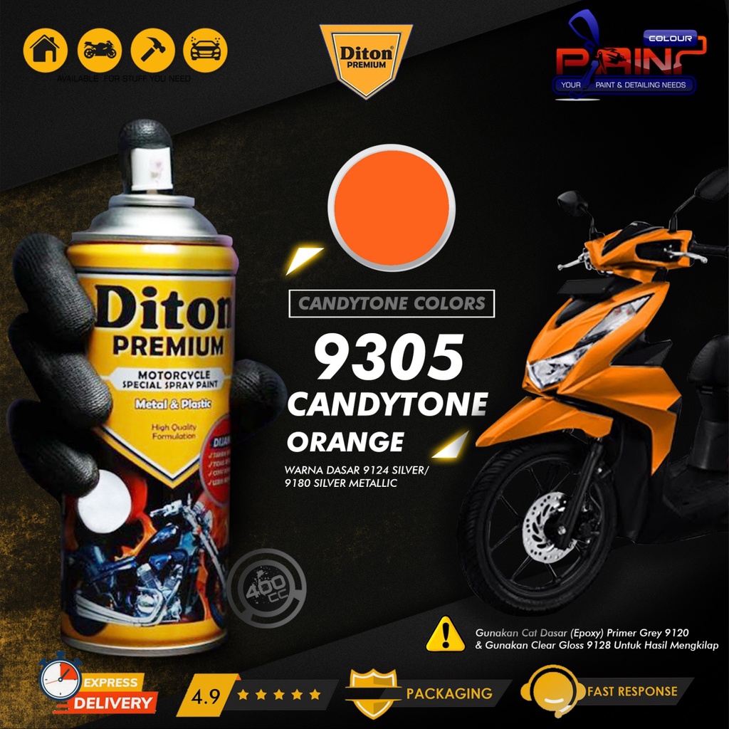 cat motor diton premium 9305 candy tone orange