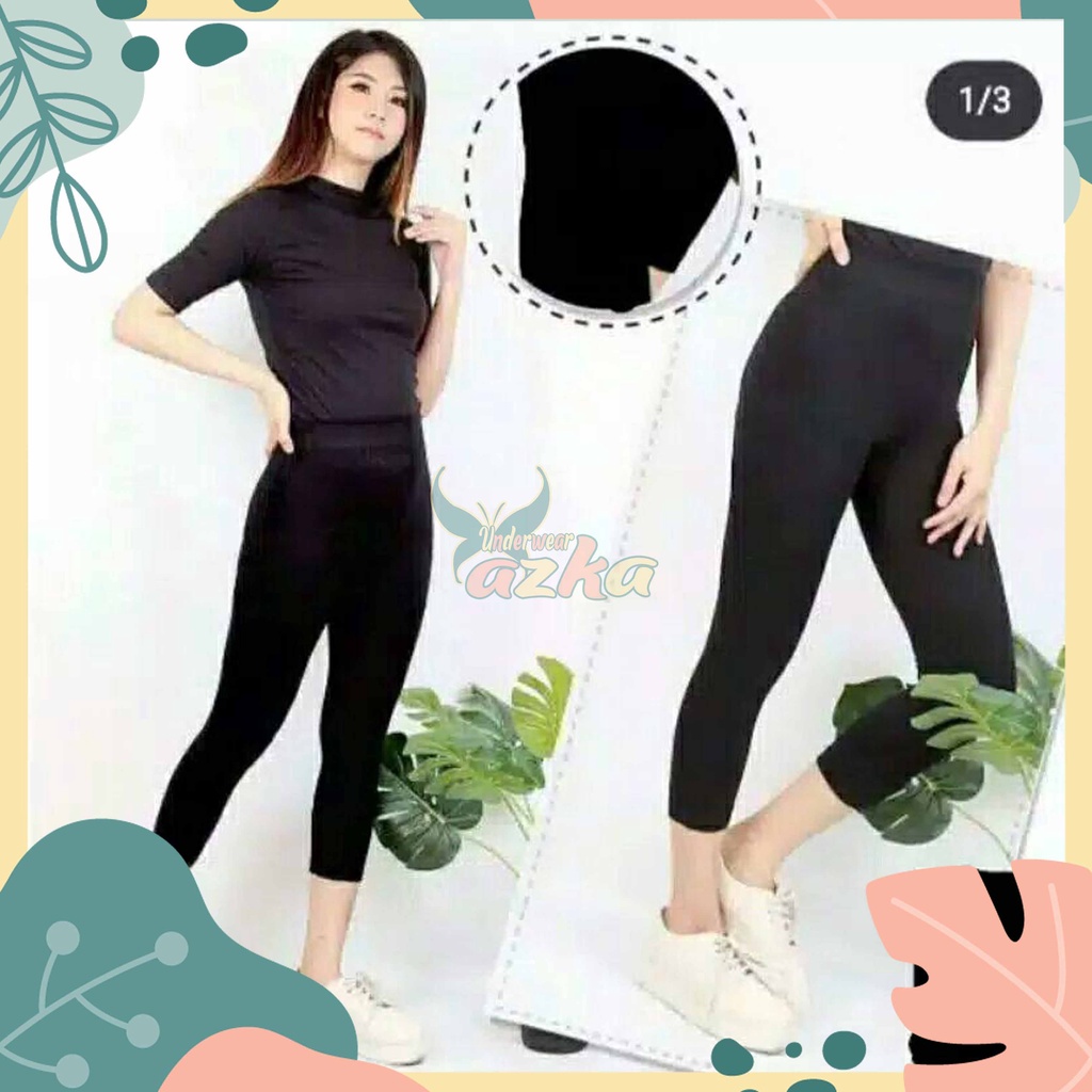 Legging Merek Neron (701) |Legging 7/8|Pakaian Dalam Wanita Dewasa