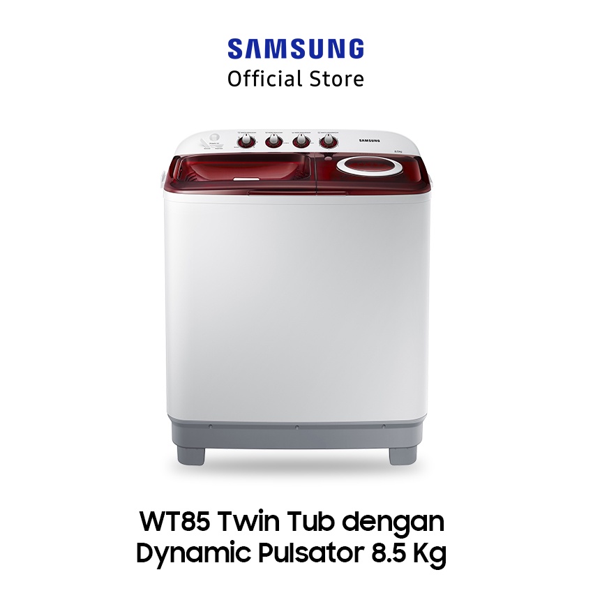 Samsung Mesin Cuci 2 Tabung, 8.5 Kg - WT85H3210MG