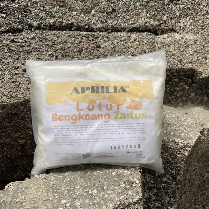 Mantap Lulur Bubuk Bengkoang Plus Zaitun Aprilia 250Gr-500Gr-1Kg / Body Scrub - 250Gr Gilaa!!!