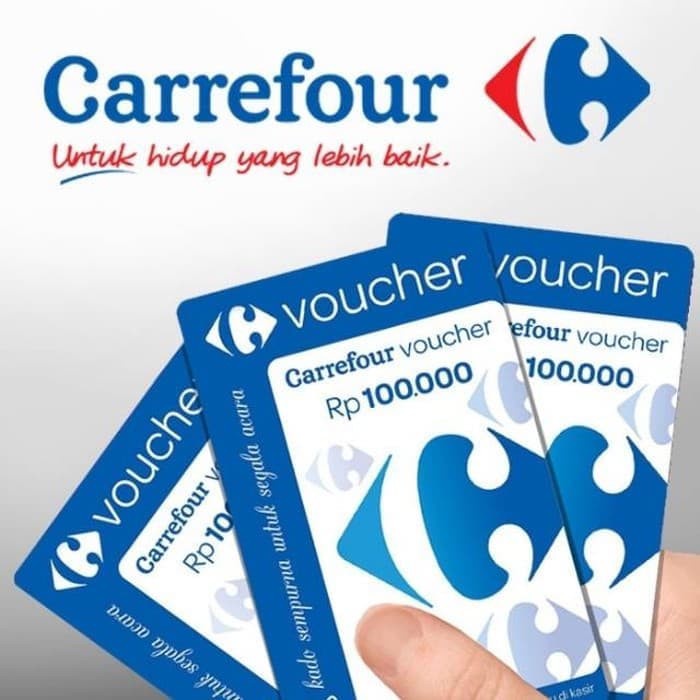 VOUCHER CARREFOUR PECAHAN 100RB EKSKLUSIF