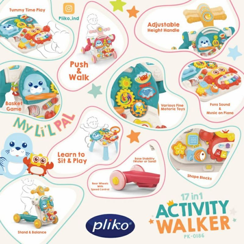 PLIKO ACTIVITY 17IN1 WALKER PK-0186