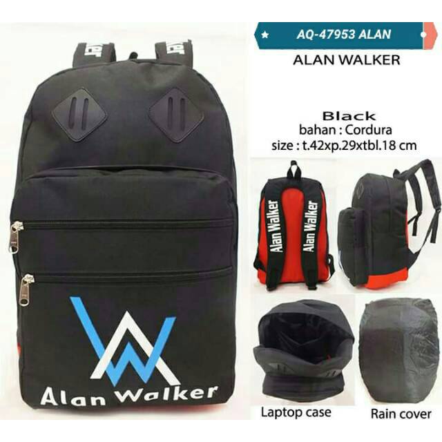 TAS DISTRO 7953 ALAN WALKER (TAS PRIA / TAS KERJA / TAS SEKOLAH)