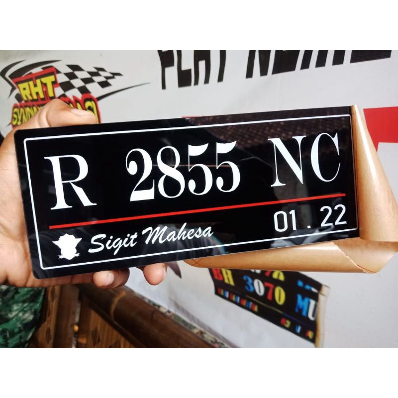 Plat Nomor Akrilik Satuan