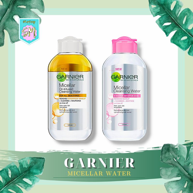 GARNIER Micellar Water Pink &amp; Oil Infused Biphase 125ML 50ML