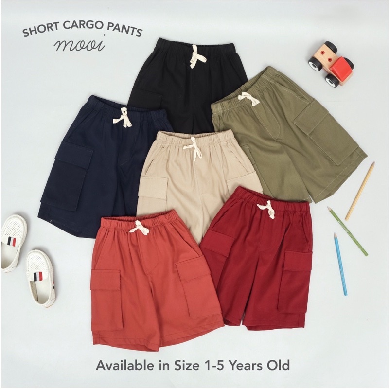 mooi short cargo pants