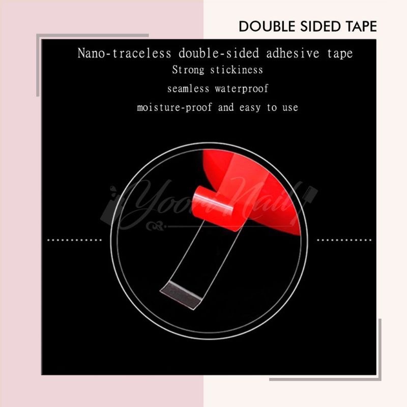 Double sided nail tape double side perekat kuku palsu display