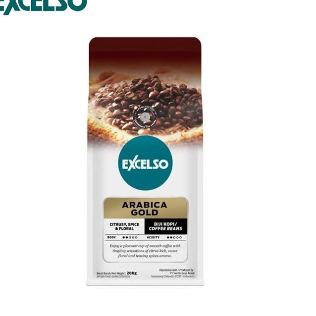 

Grosir ✹ Excelso Arabica Gold Biji 200gr#