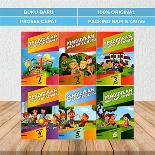 Jual Buku Pendidikan Nilai Anti Korupsi Kelas 1,2,3,4,5,6 SD/MI ...