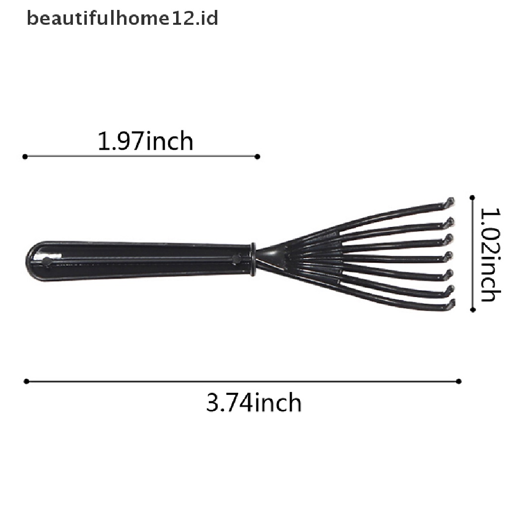 (Beautifulhome12.Id) 2pcs / Set Sikat Pembersih Sisir Rambut Lembut