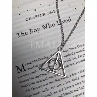 ♥TMALL88 ♥  Kalung Segitiga / Kalung Harry Potter / Kalung Wanita &amp; Pria