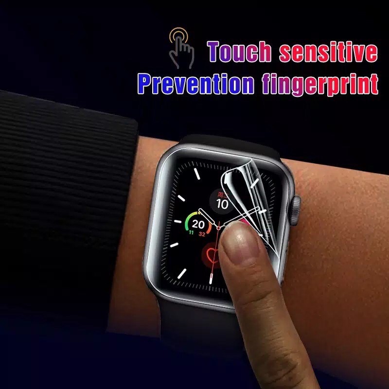 Hydrogel anti gores Apple Watch 38mm 40mm 42mm 44mm 41mm 45mm series 1 2 3 4 5 6 7 SE screen guard protector