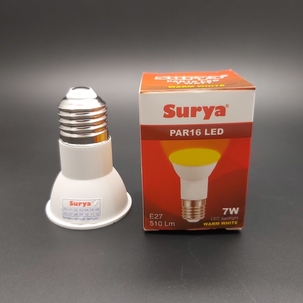 Lampu Sorot Led Surya PAR16 7 Watt Spot Light E27 Warm White