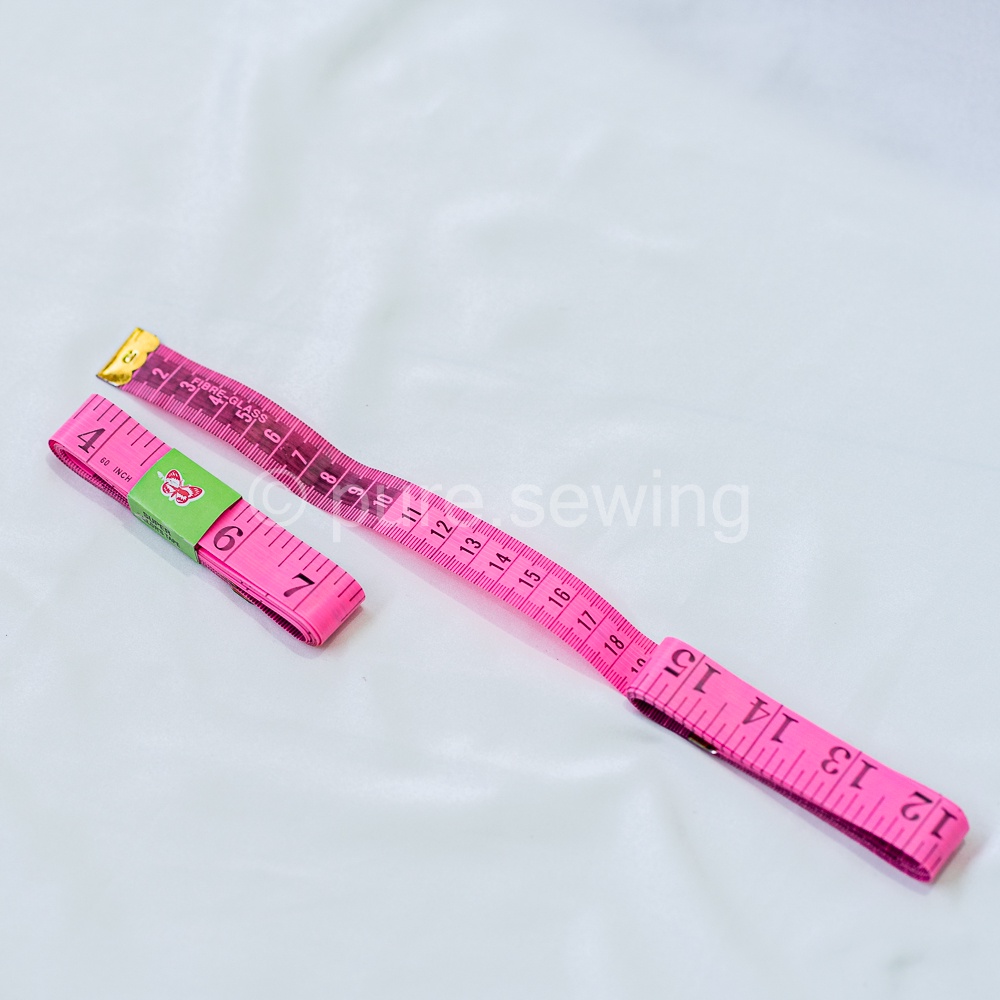 Meteran jahit/Alat pengukur meteran badan/pakaian 150 cm/60 inch-Pink Besar