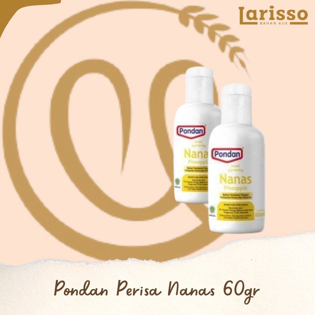 

PONDAN PERISA & PEWARNA MAKANAN NANAS 60GR