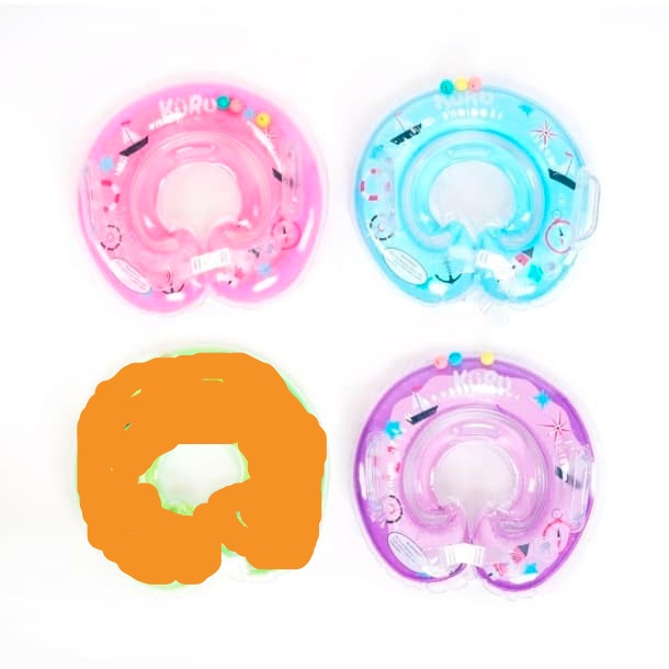 *Lailaiorire* KURU Pelampung Renang Anak | Ban Leher Baby Neckring