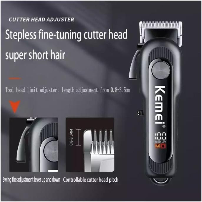 Kemei Hair Clipper KM-1132 Alat Cukur Rambut Electric