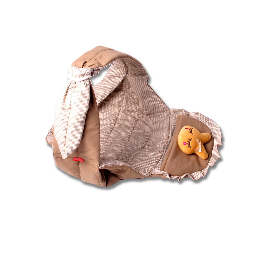 Lusty Bunny Gendongan Bayi Samping Topi Baby Sling Square