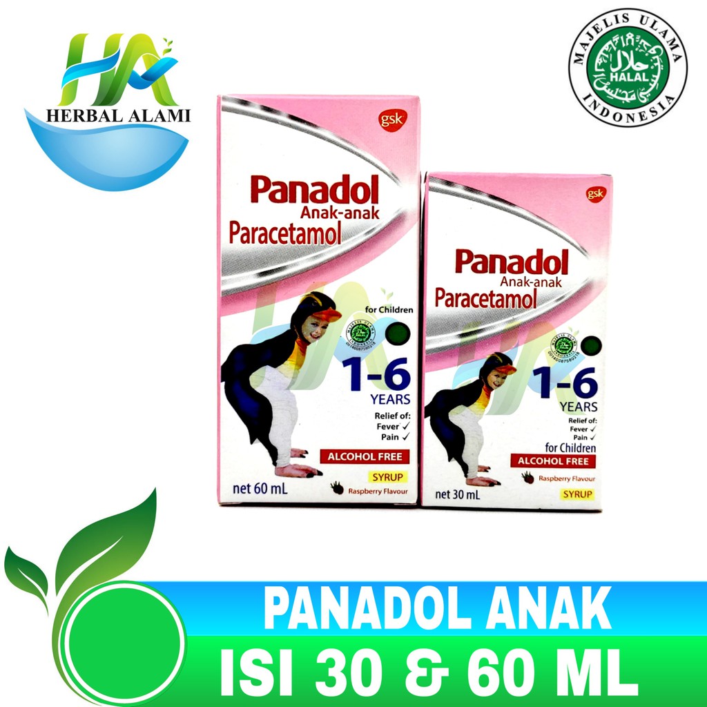 Panadol Anak Anak Paracetamol Syrup Untuk Anak 1- 6 tahun