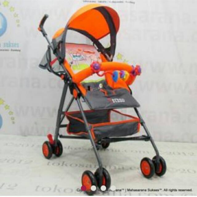 Stroller bayi pliko techno buggy