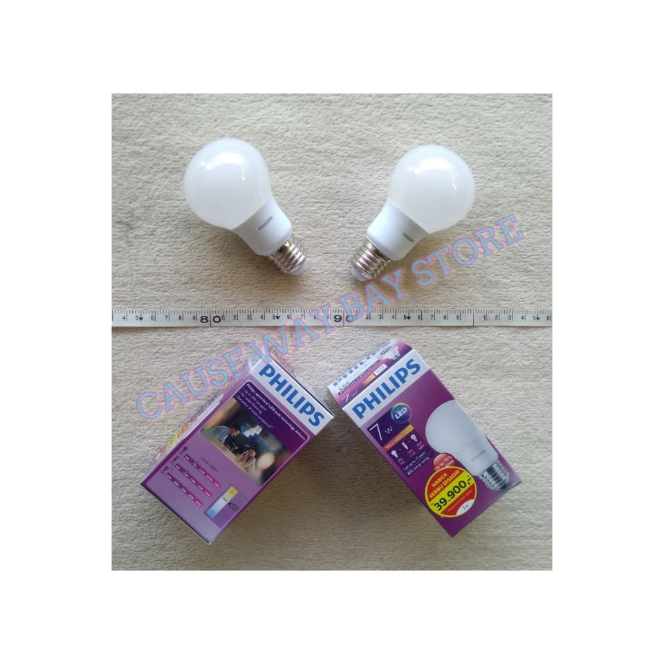 LAMPU LED PHILIPS 7W WARM WHITE