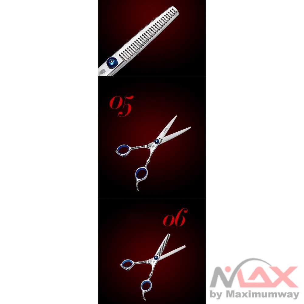 Gunting Rambut Salon PROFESIONAL, Stainless Steel salon rias Sharp Blade Professional Hair Scissors 6.0 Salon Hair Cutting Shears Barber Scissors Hair Professional Hairdressing Scissors Hair Scissors Set 6 Inch Cutting Thinning Styling Tool Salon