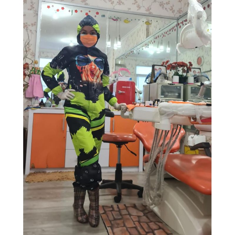 APD Hazmat trendy by VARISH . CO ... yang lagi hitz custom bahan taslan full motif