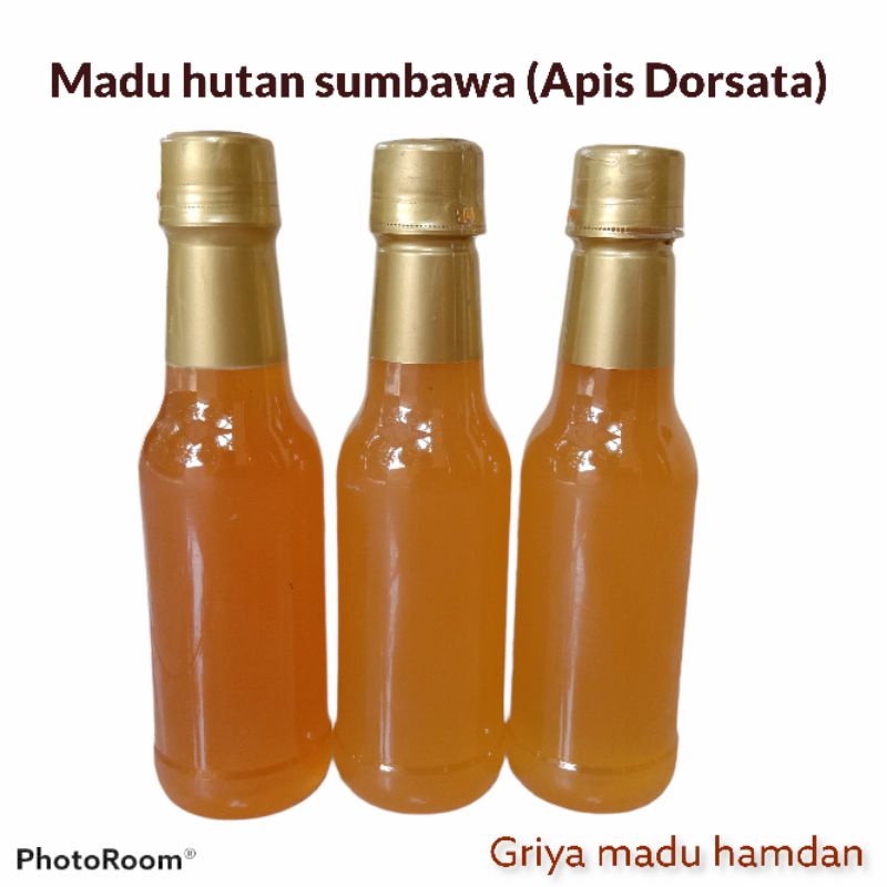 

Madu Hutan Sumbawa(Apis Dorsata) 100% Asli madu hutan tanpa campuran kemasan 350gram