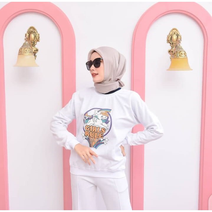 Sweater Wanita Grosir Keren - Girls Rules