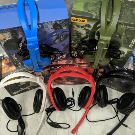 Headphone Headset Bando Gaming Kabel Streo NEW Terbaru Murah