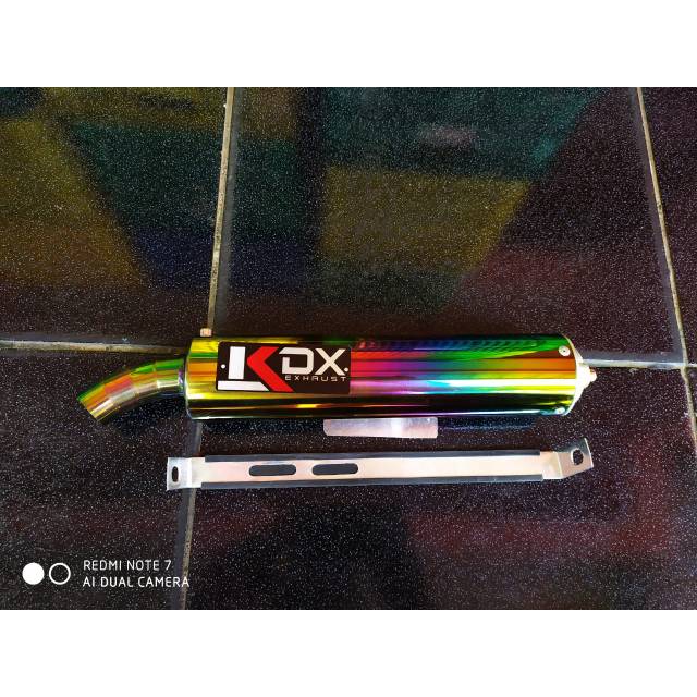 Silincer Knalpot racing KDX rainbow NINJA R - RR - SS stainless