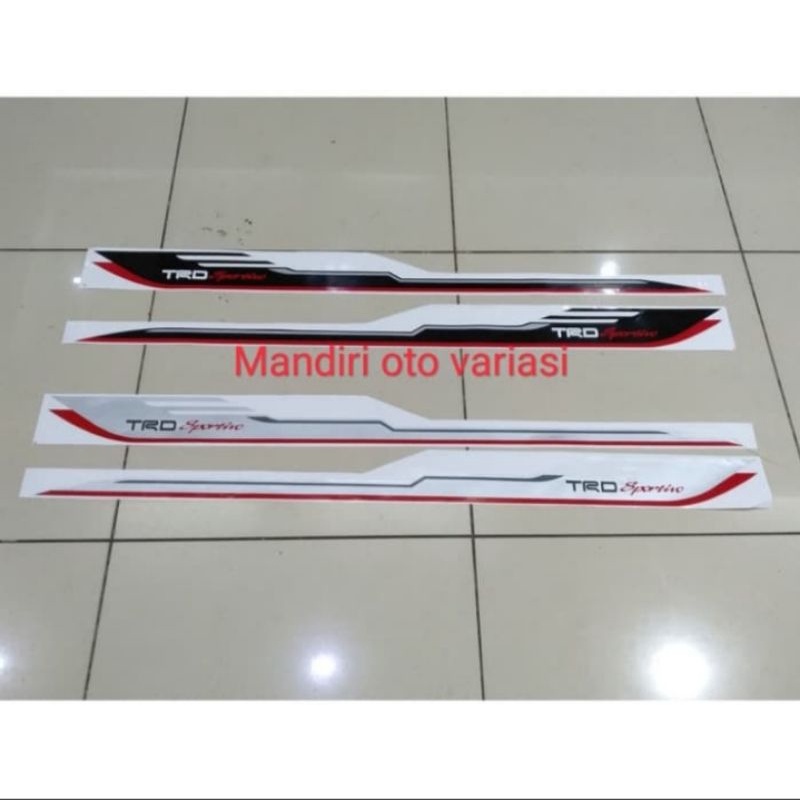 STICKER BODY STIKER TOYOTA SIGRA TRD SPORTIVO - Hitam